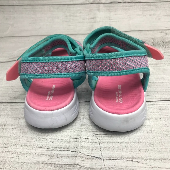Skechers On-the-Go Sandals Girls Size 13 - Picture 3 of 9